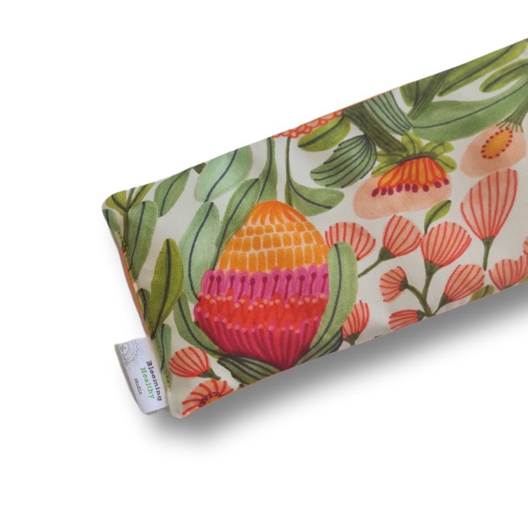 Eye Pillow : Orange Banksia