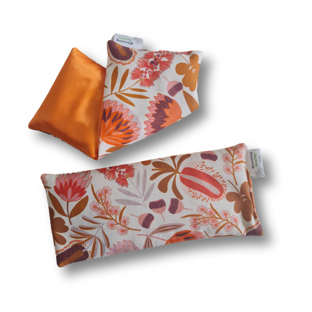 Eye Pillow : Orange Wattle