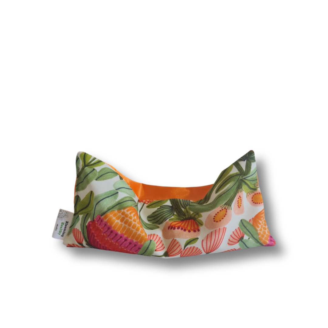 Eye Pillow : Orange Banksia