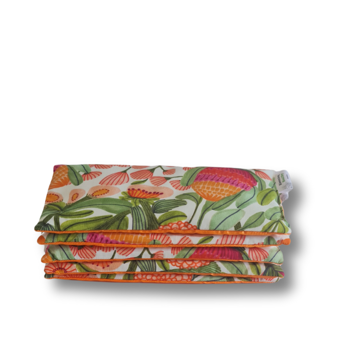 Eye Pillow : Orange Banksia