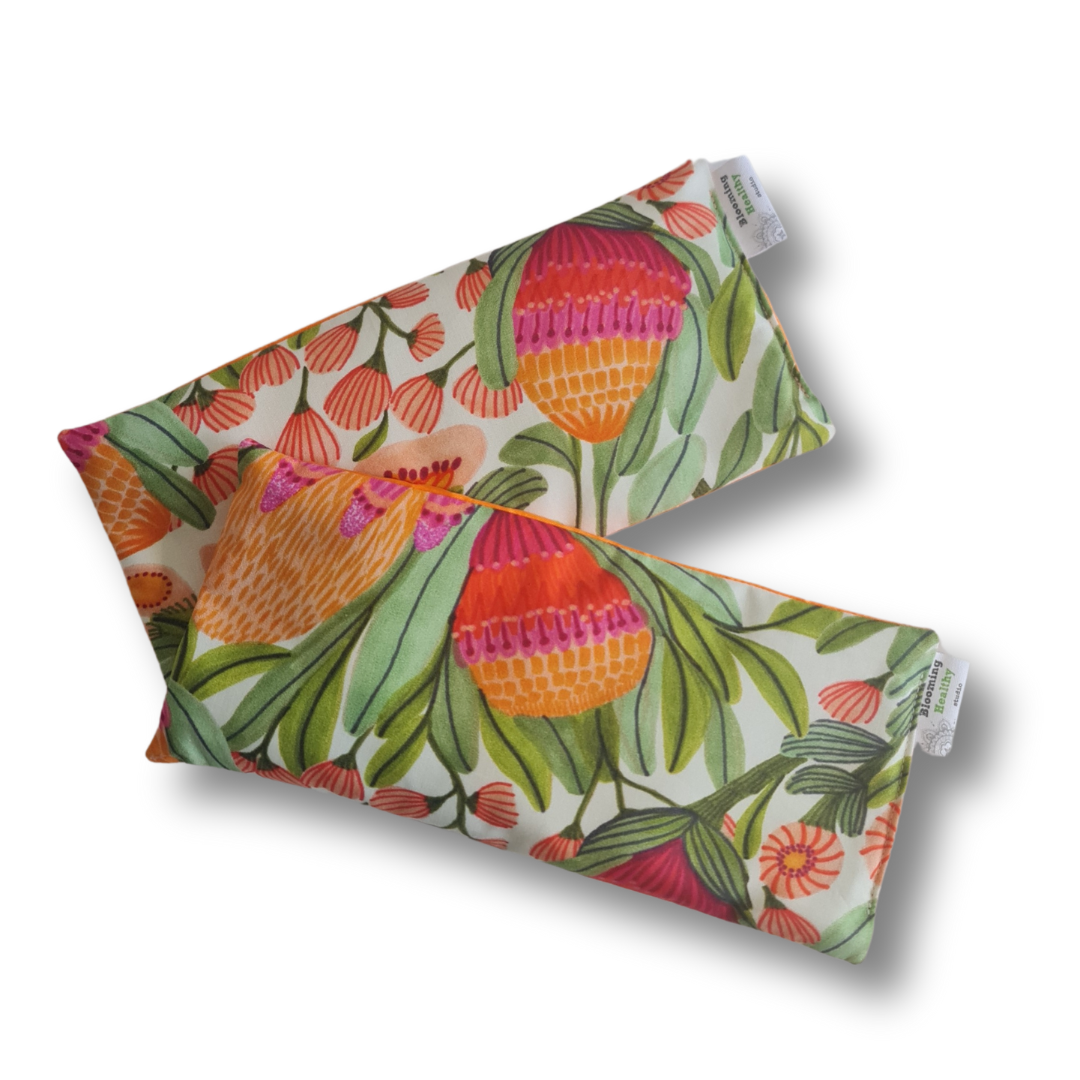 Eye Pillow : Orange Banksia