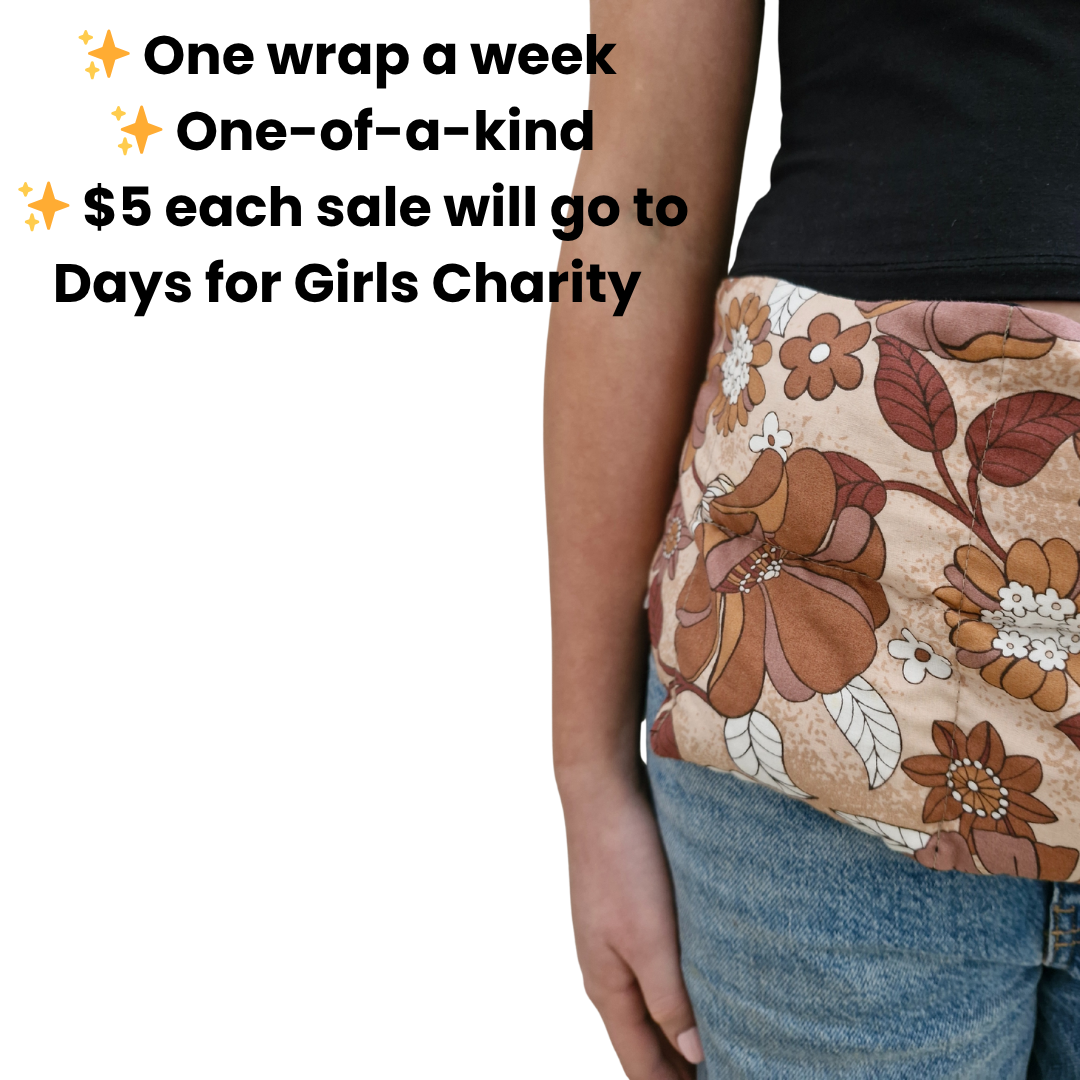 Wearable Heat & Cold Pack - Neural Floral #wrappedwithpurpose