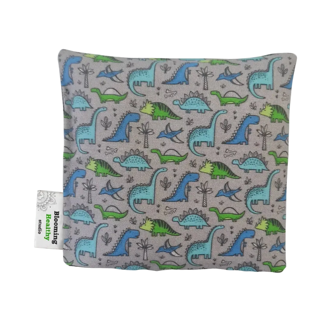 Handmade Kids Heat & Cold Pack featuring a pirate print, filled with Australian-grown lupin seeds for natural relief from bumps, bruises and growing pains.