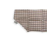 Wearable Heat & Cold Pack - Beige & White Gingham
