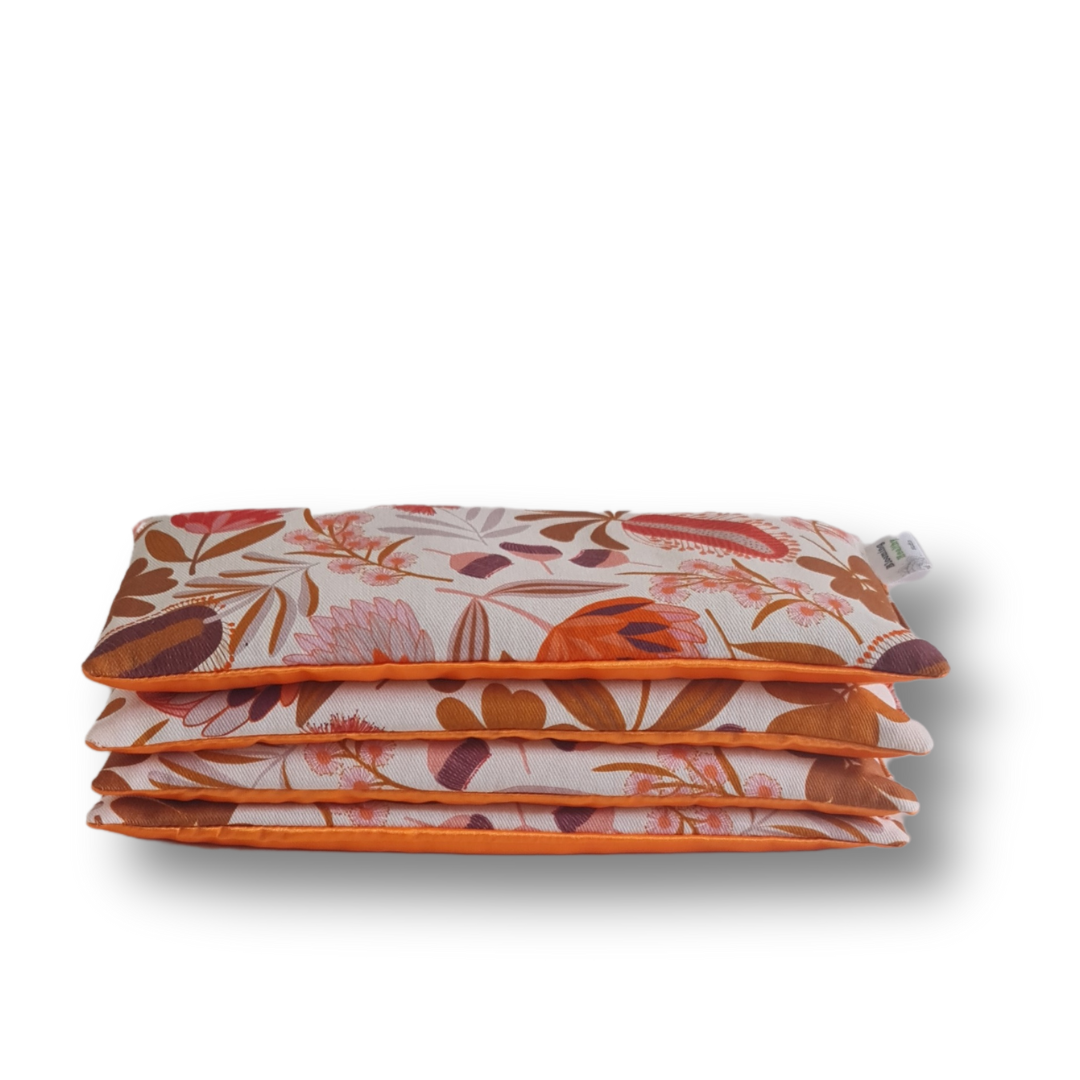 Eye Pillow : Orange Wattle